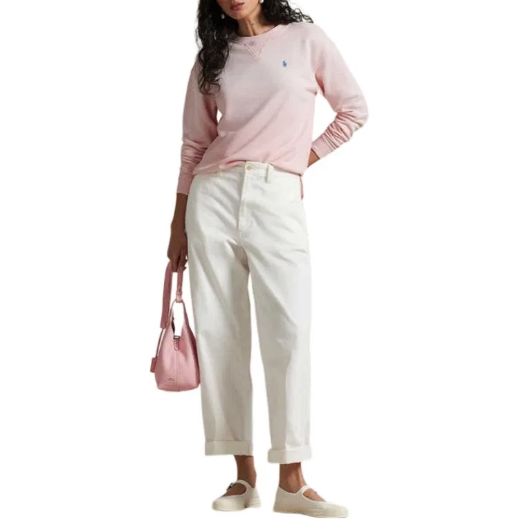 Свитшот с круглым вырезом Polo Ralph Lauren, Pink Sand — фото 3