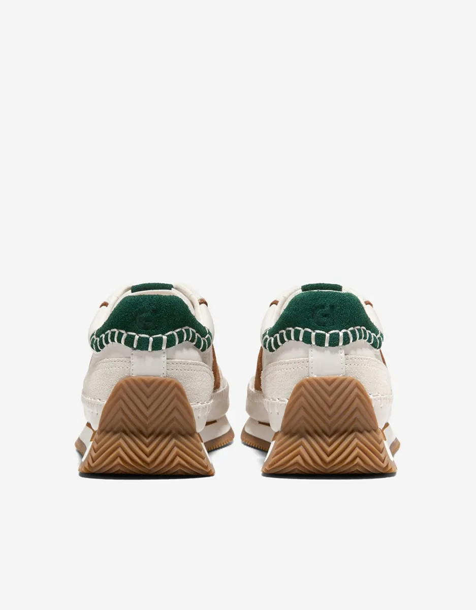 Ультралегкие женские кожаные кроссовки из кожи Cole Haan, бежевый — фото 2
