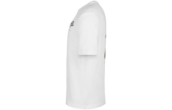 Футболка Air Jordan Alphabet Logo Back Printing Short Sleeve White, мультиколор — фото 3
