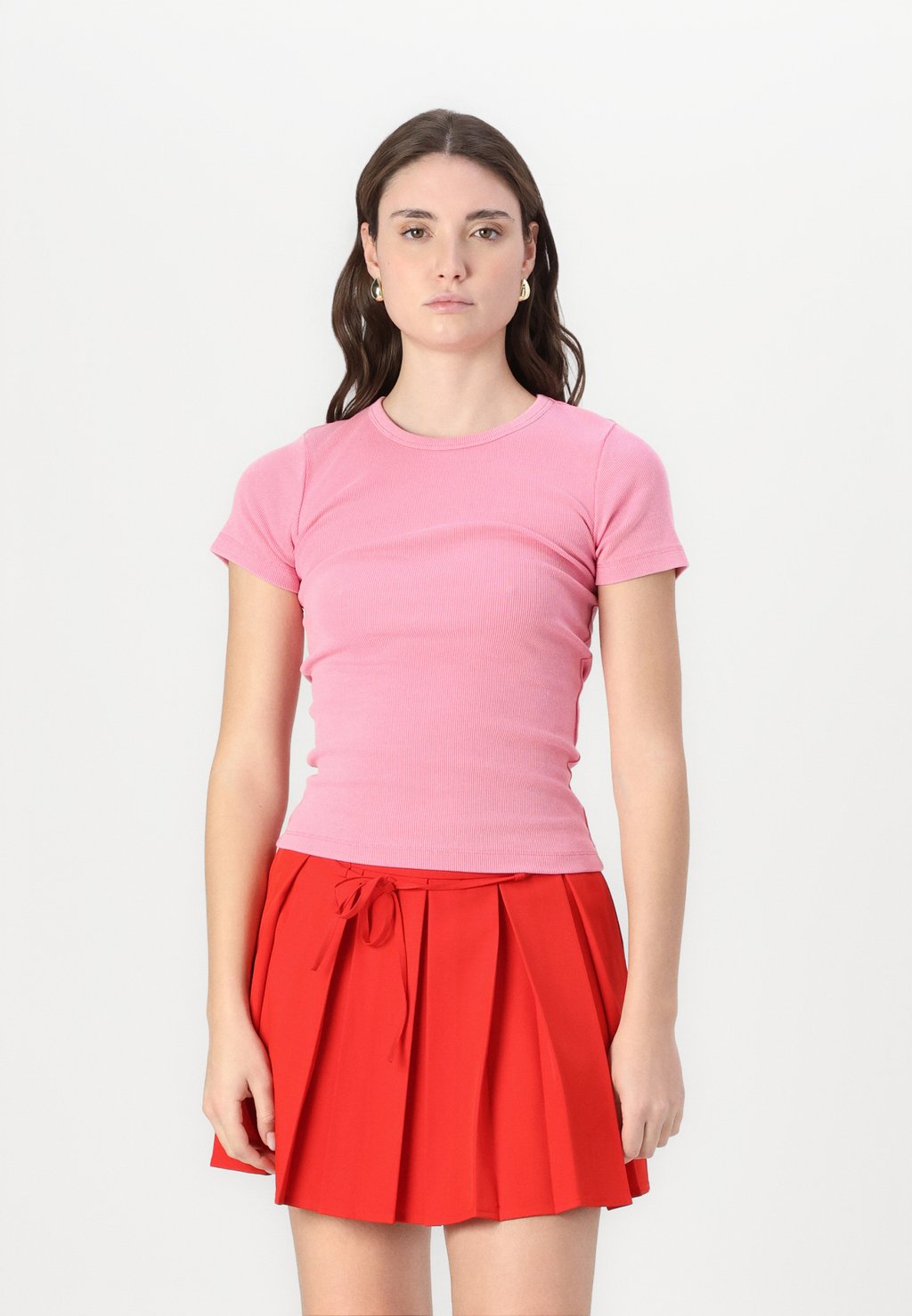 

Базовая футболка JXFRANKIE WASH TEE JJXX, розовый