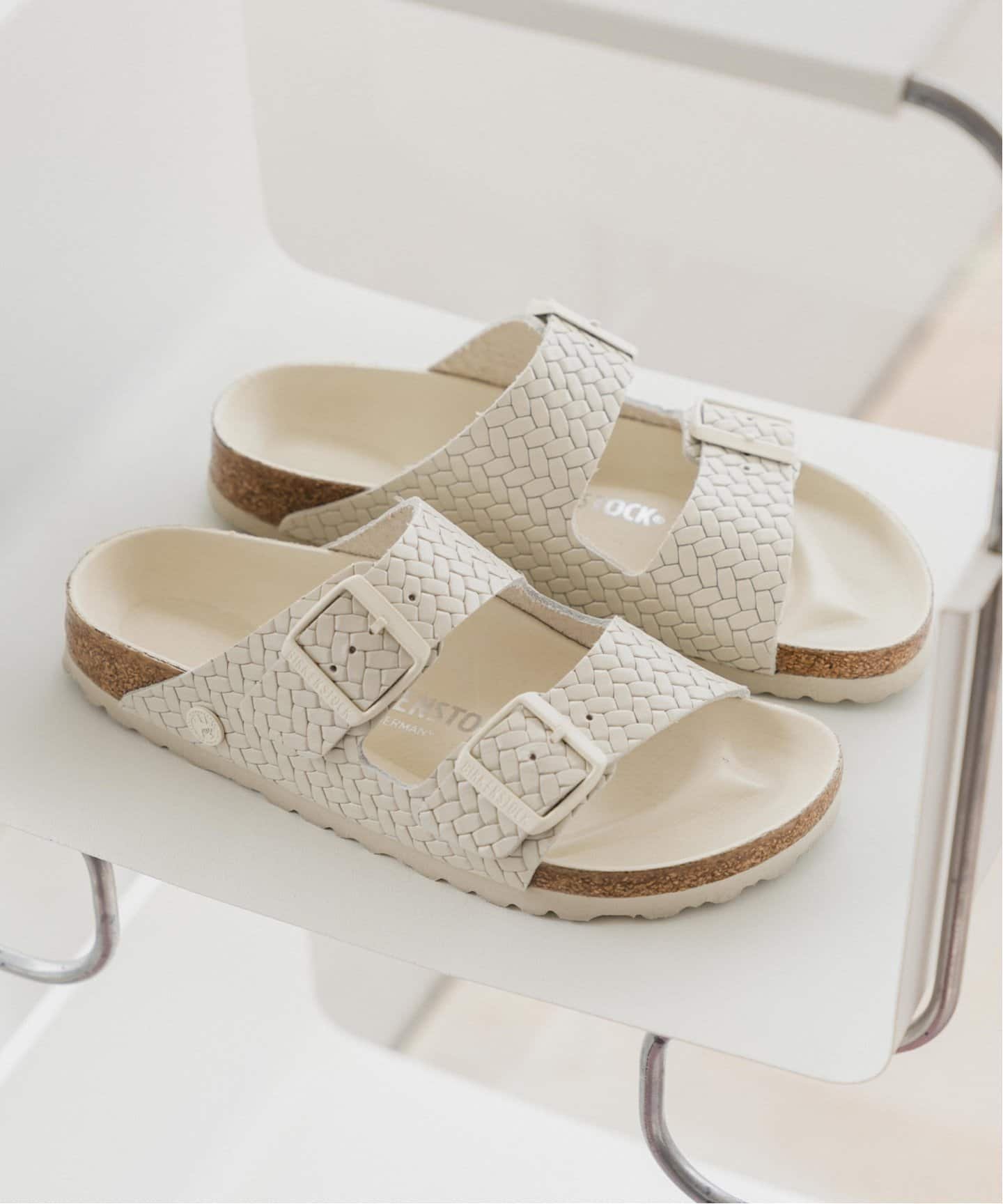 Сандалии BIRKENSTOCK Limited Edition Arizona Woven Emboss Edifice, natural