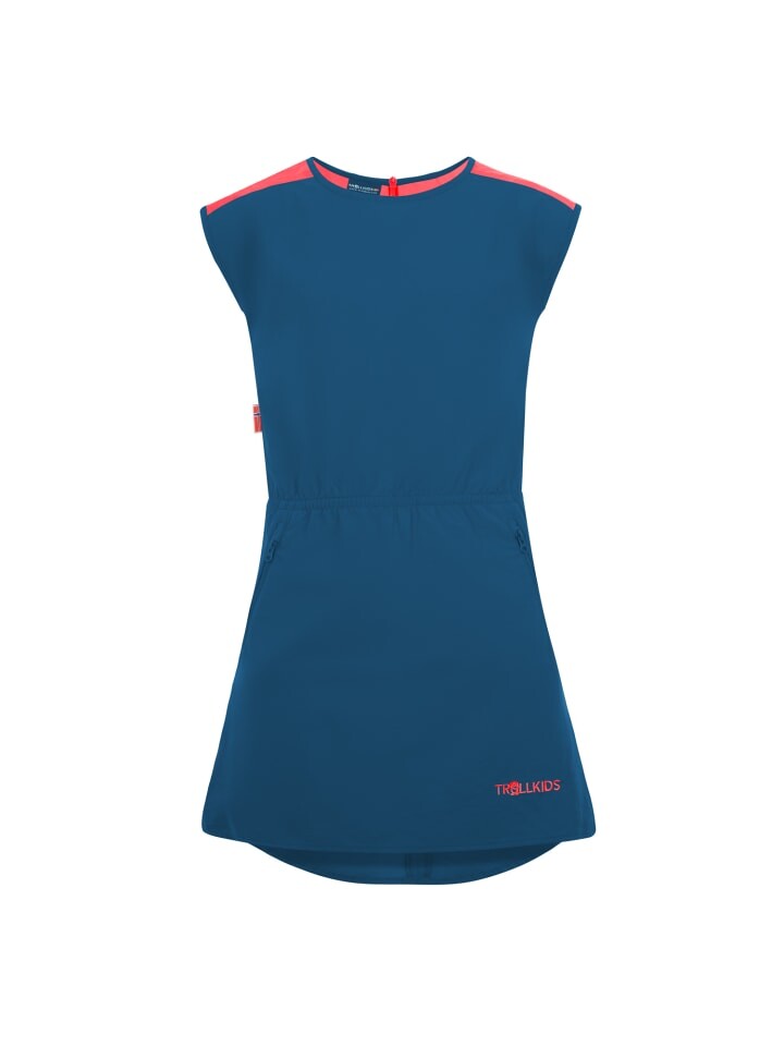 

Платье Trollkids Arendal, цвет midnight blue/coral