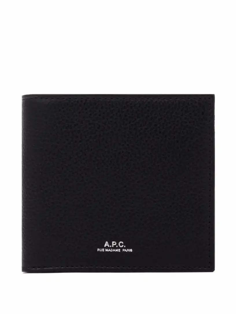 

Кожаное портмоне New London A.P.C., черный