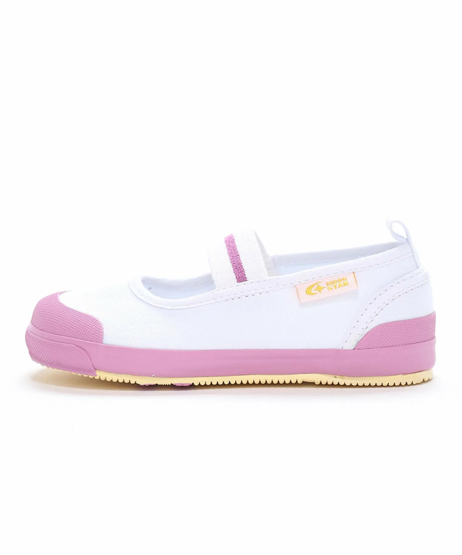 Домашние тапочки MoonStar CR ST11 3E, широкая колодка, размер 19,0-25,0 см. Carrot, pink — фото 4