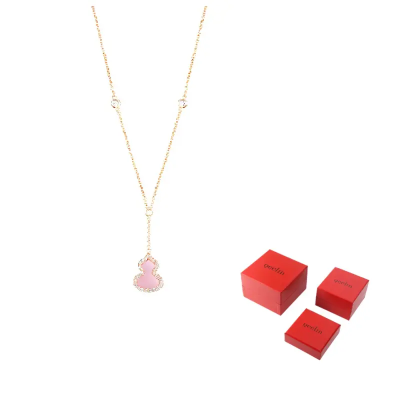 

Qeelin Ожерелье Wulu Karat Gold для женщин розовое