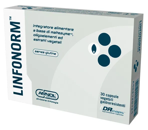 

Linfonorm 30 капсул Дренажная и очищающая добавка Amnol