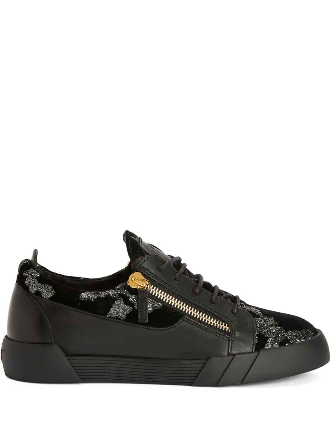 

Giuseppe Zanotti кеды на шнуровке, черный