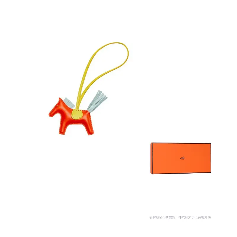 

HERMES Ковбойский кулон унисекс, Orange