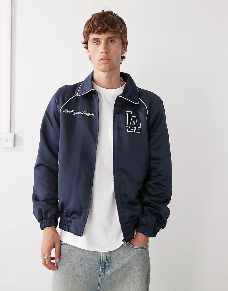

Куртка-бомбер New Era LA Dodgers из темно-синего атласа