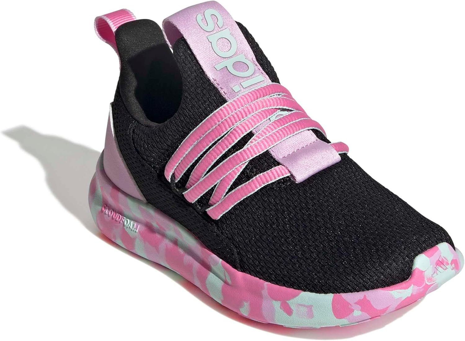 Беговые кроссовки adidas Kids Lite Racer Adapt 7.0, черный — фото 4