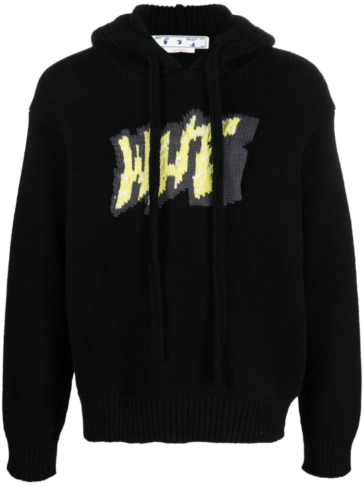 

Off-White худи с логотипом, черный
