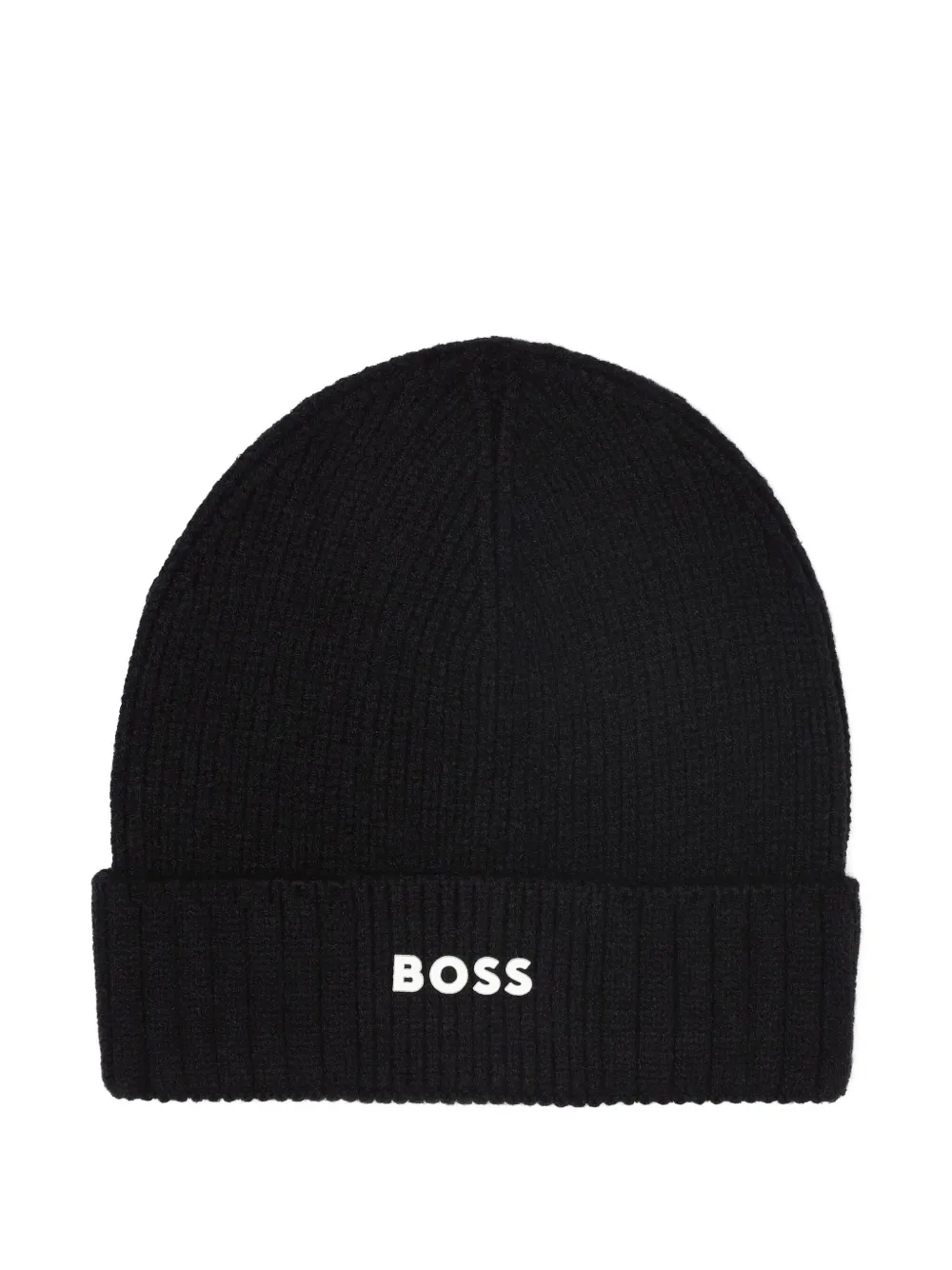 

Шапка бини в рубчик BOSS Kidswear, черный