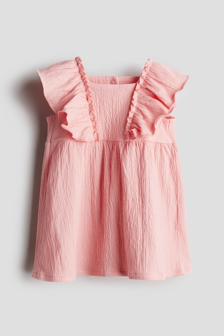 

Платье из джерси со структурой H&M, розовый