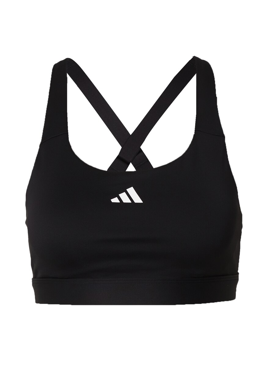 

Спортивный бюстгальтер без косточек ADIDAS PERFORMANCE Tlrdreact, черный