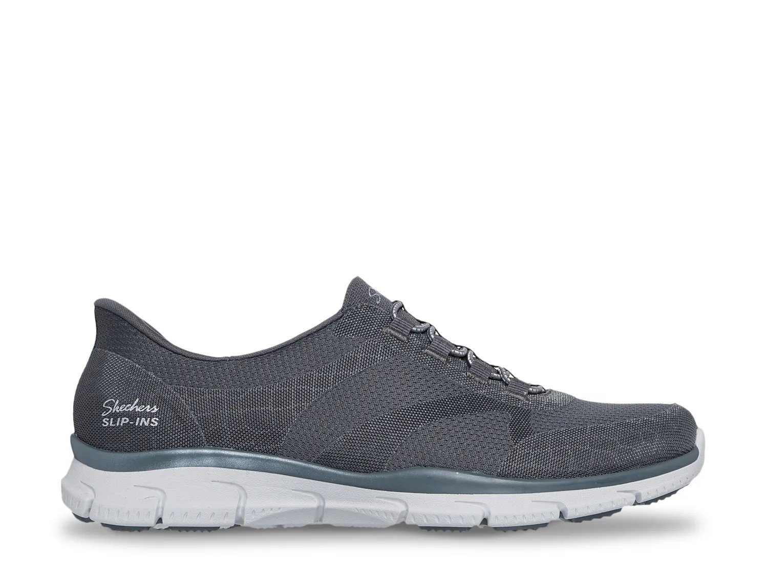 Кроссовки Skechers Slip-ins: Brilliance Shadow Step Slip-On Sneaker, Grey Snake Print — фото 3