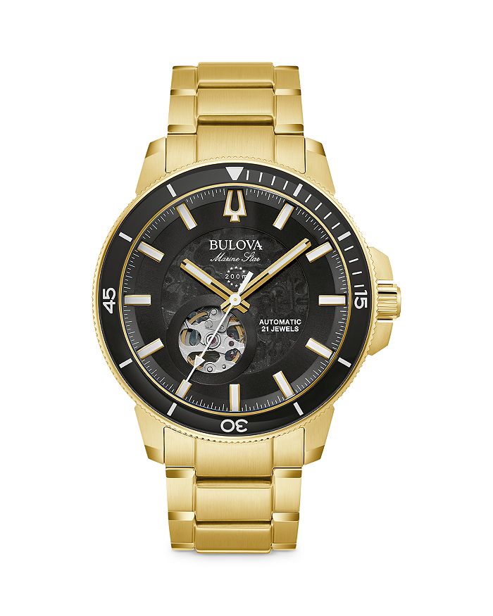 

Часы Bulova Marine Star, 45 мм, черный