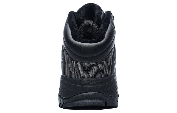 Кроссовки покоритель облегченные зимние теплые флисовые Li-Ning, черный — фото 4