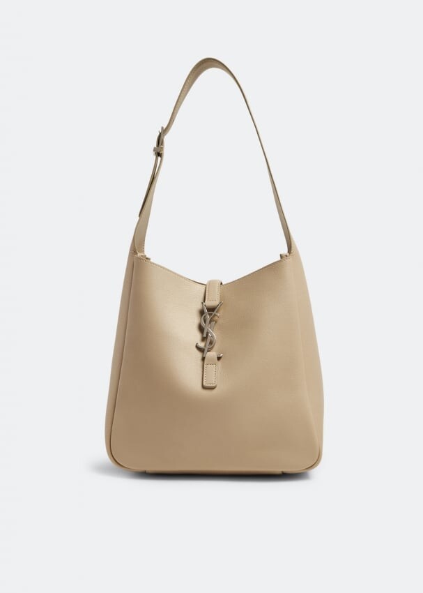 

Сумка Saint Laurent Le 5 À 7 Soft Small Hobo, бежевый