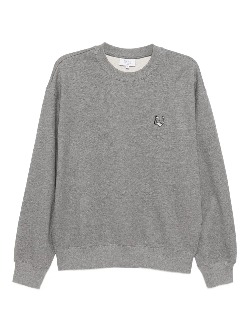 

Толстовка с нашивкой Bold Fox Head Maison Kitsuné, серый