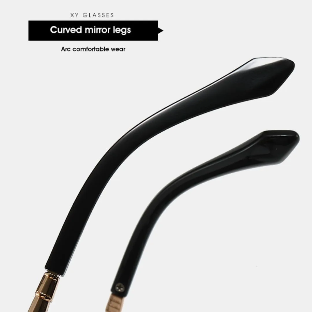 

Классические солнцезащитные очки для женщин и мужчин в винтажном стиле с металлической оправой, ретро-модный дизайн, защита от УФ-излучения UV400 VFDHN, Brown Tea