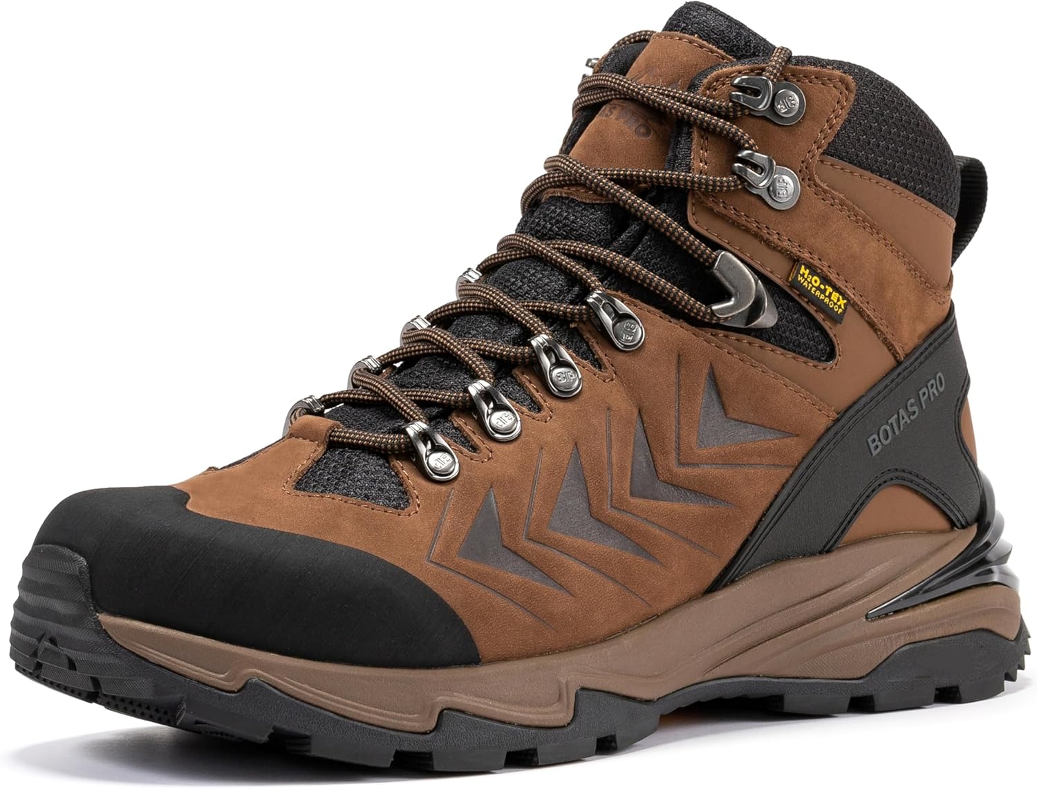 

Мужские водонепроницаемые походные ботинки BOTAS PRO, 15 см, противоскользящие, легкие для активного отдыха на улице, черный