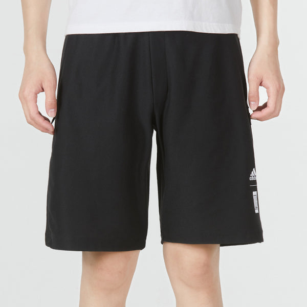 Шорты wj cl kn sh solid color breathable athleisure casual sports knit shorts black Adidas, мультиколор — фото 4