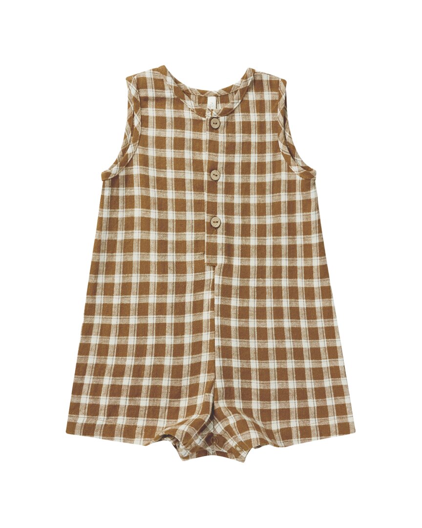 

Rylee + Cru Collective Maverick Комбинезон из льняной смеси, коричневый