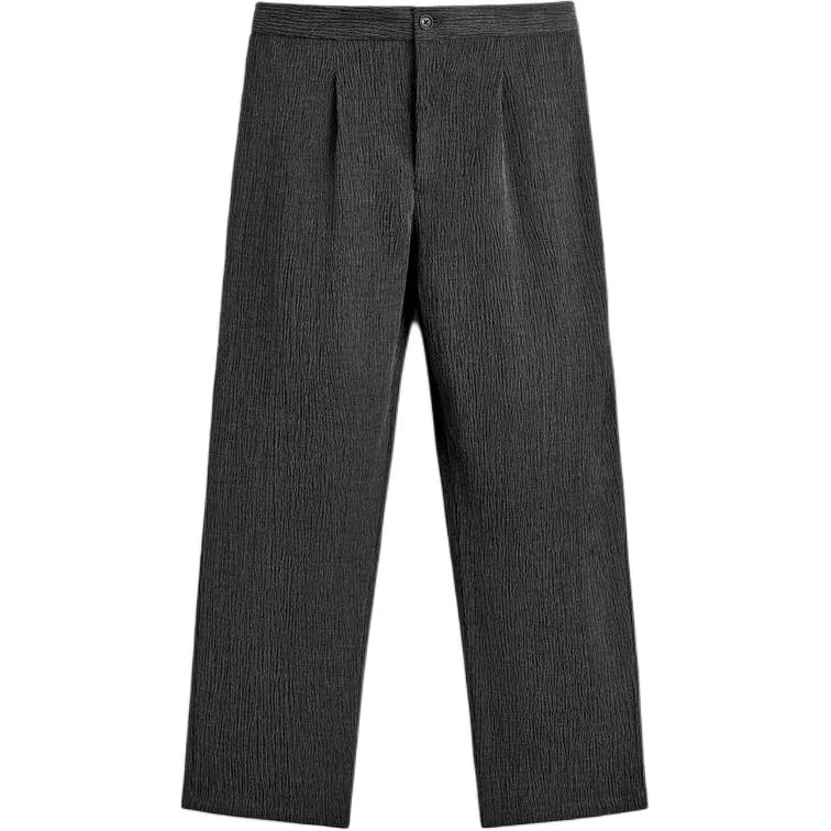 Мужские повседневные брюки прямого кроя Charcoal Gray ZARA, Charcoal Gray