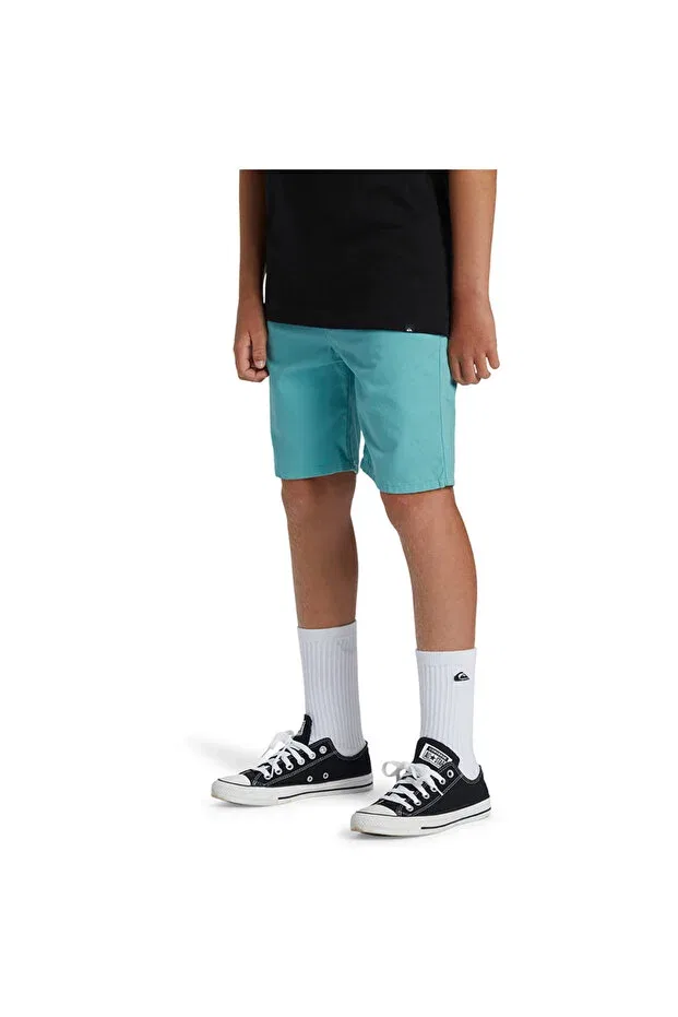 Детские шорты для девочек хлопковые Everyday Union Light Kids Chino Shorts Quiksilver, Blue — фото 2