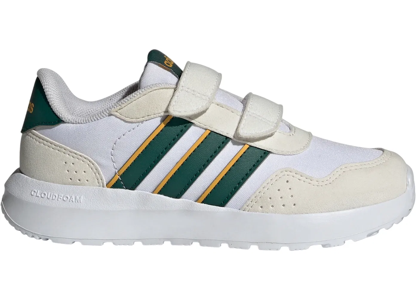 Детские кроссовки Lifestyle с моделью Adidas Run 60s Adidas, Cloud White/Collegiate Green/Collegiate Gold