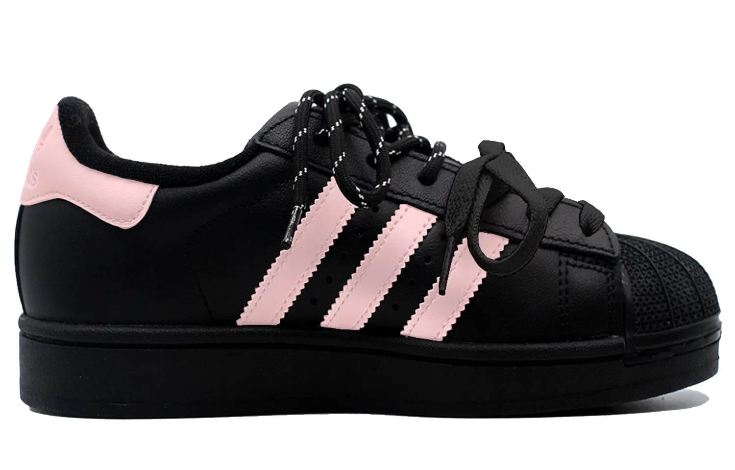 Кроссовки для скейтбординга детские Superstar 2, Adidas Originals, Pink — фото 4