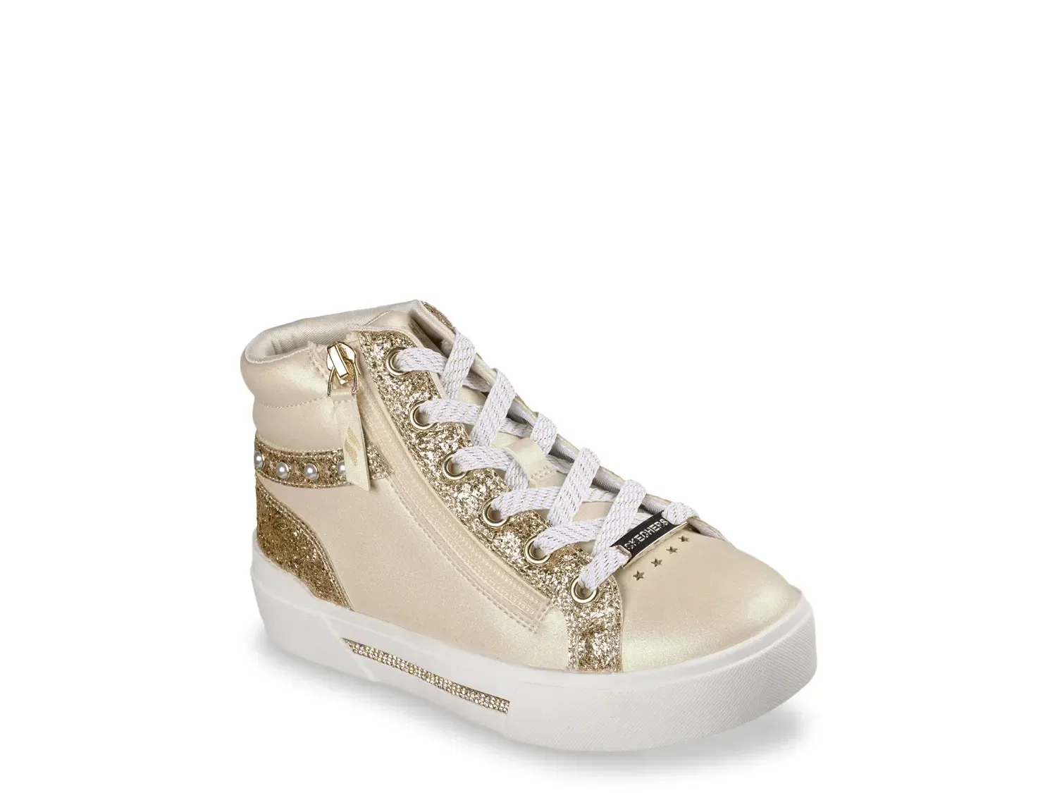 Кроссовки высокие Aura LX, золотистый металлик, Skechers