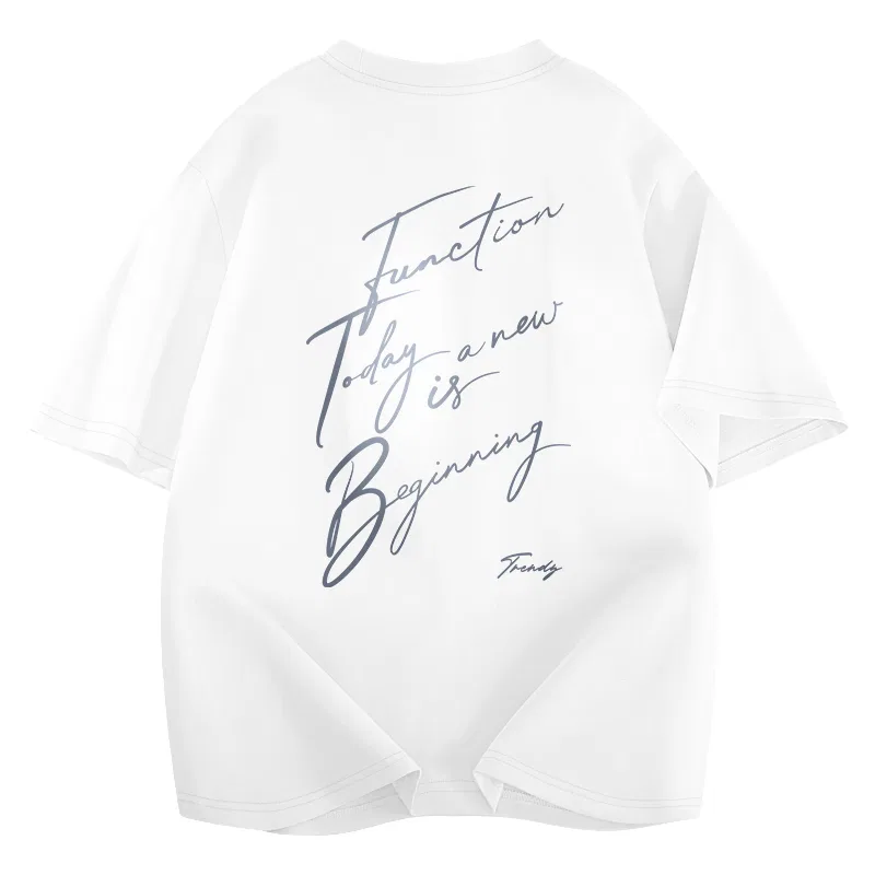 Детская футболка хлопковая B Changyi Signature Logo MINISO, White