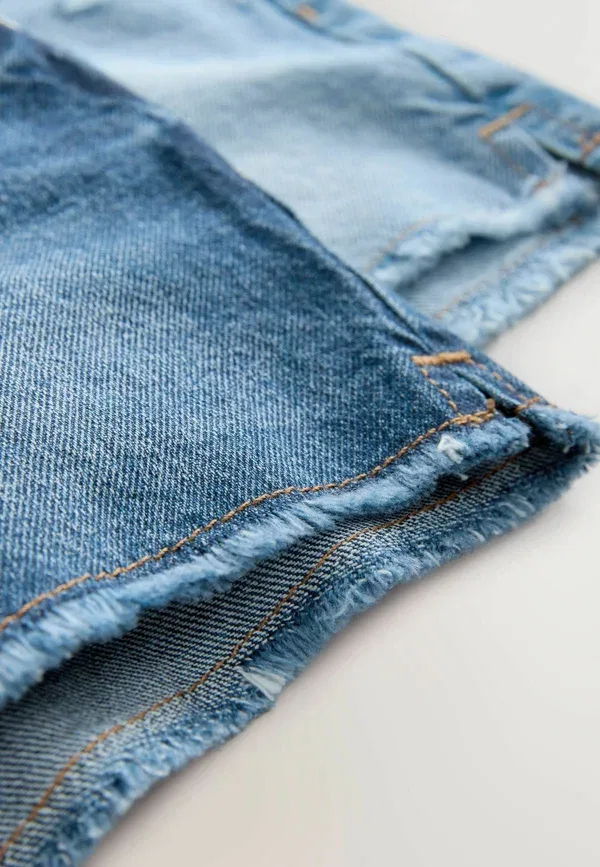 Шорты джинсовые Regular fit 2 pack fray Denim Next, синий — фото 4