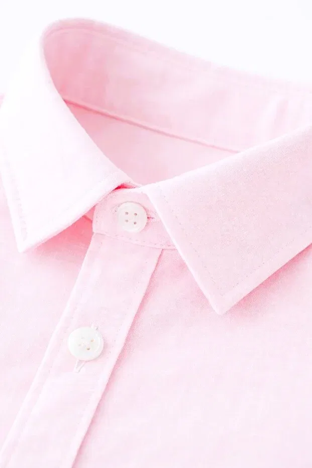 Детская рубашка для мальчиков с длинным рукавом Basics Calemore, Pink — фото 3