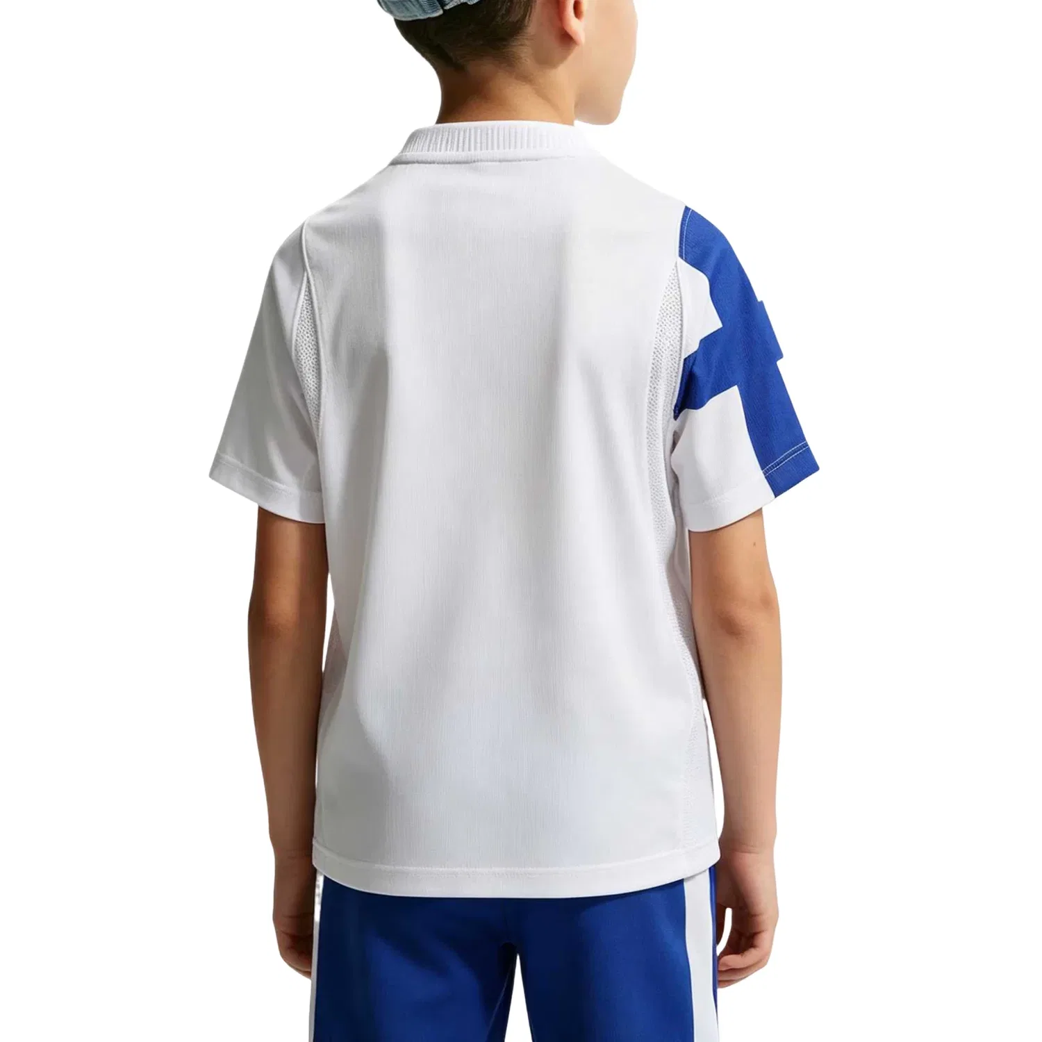 Детская футболка с коротким рукавом Nike Finland 2026 Stadium Away Dri-FIT Soccer Replica Jersey, белый — фото 2