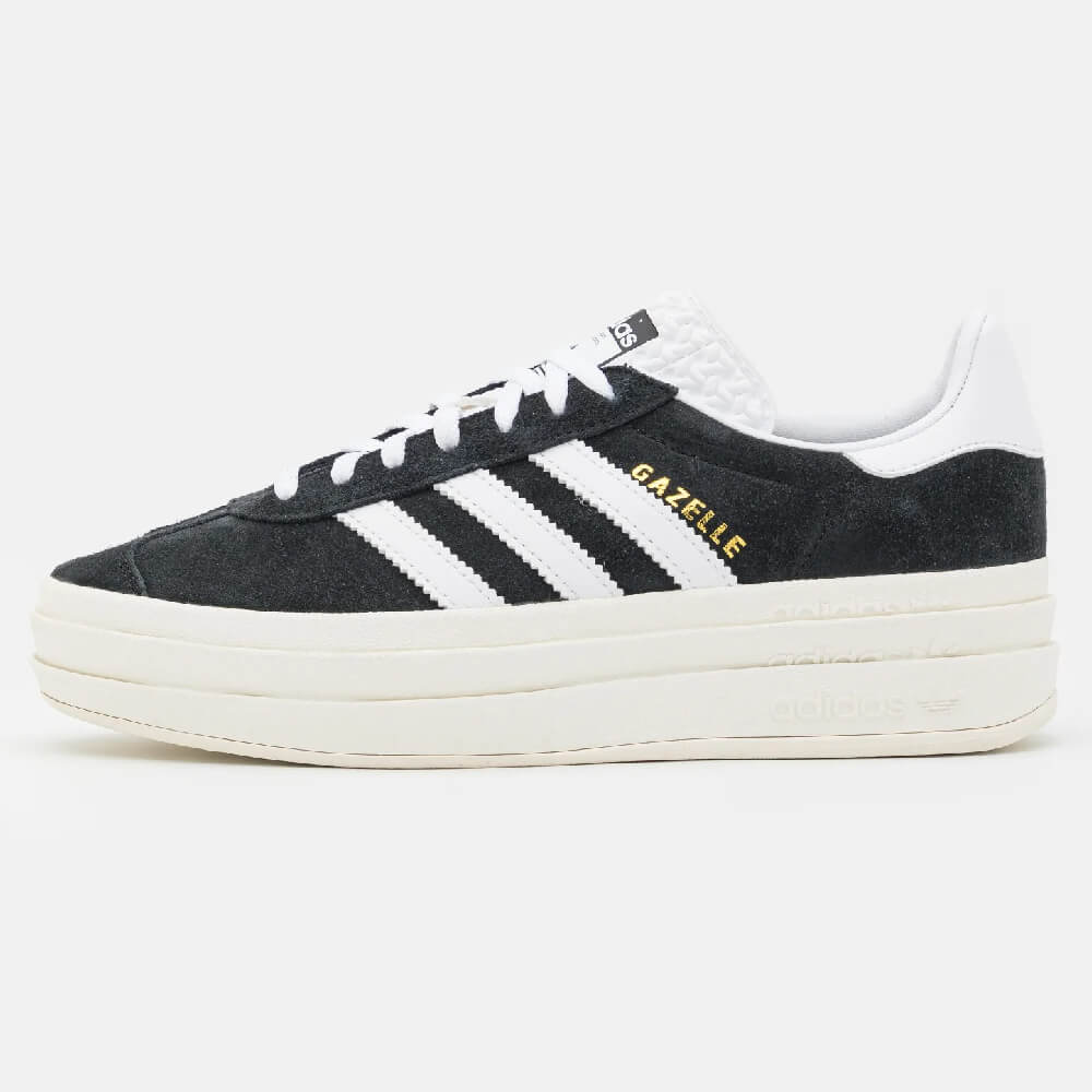 Кроссовки Adidas Originals Gazelle Bold, черный/бежевый - фото