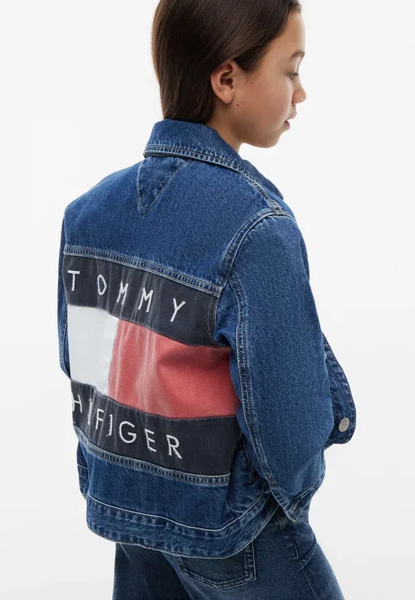 Джинсовая куртка с вышивкой Tommy Hilfiger — фото 3