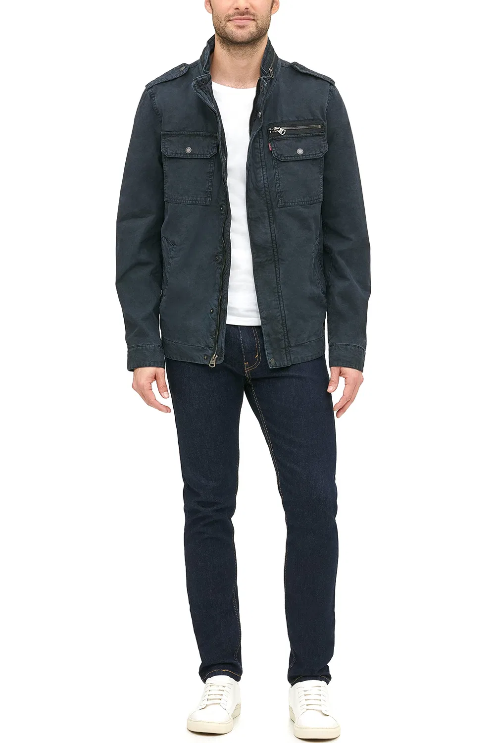 Мужская куртка из хлопка с двумя карманами Military Jacket Levi's, Dainty — фото 4