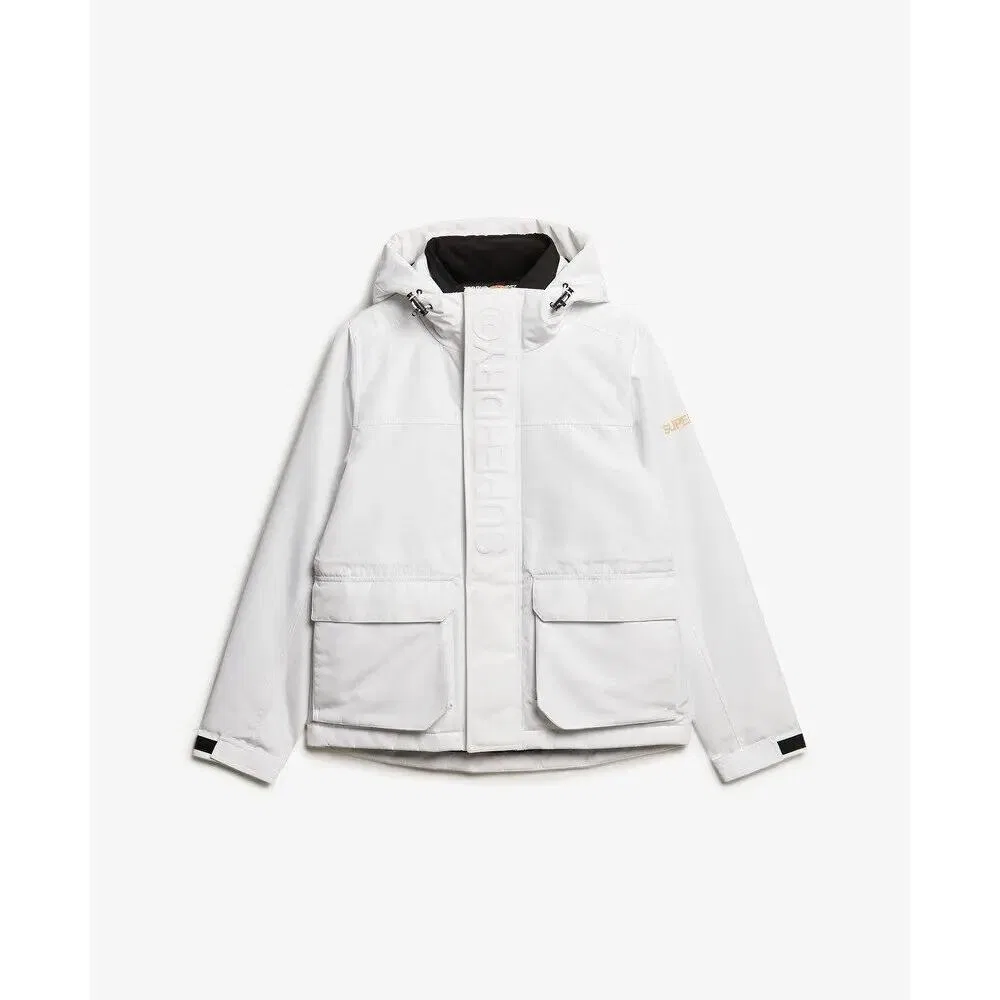 Женская ветровка с капюшоном Ultimate Windbreaker Superdry, Weiss