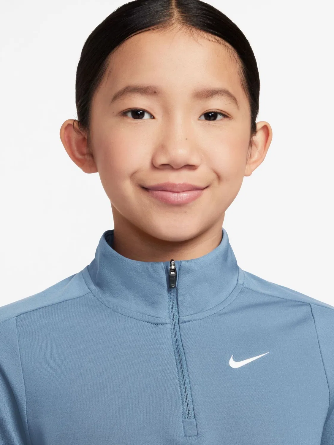 Толстовка Dri-FIT Long Sleeve Half Zip Top Nike, Work Blue — фото 3
