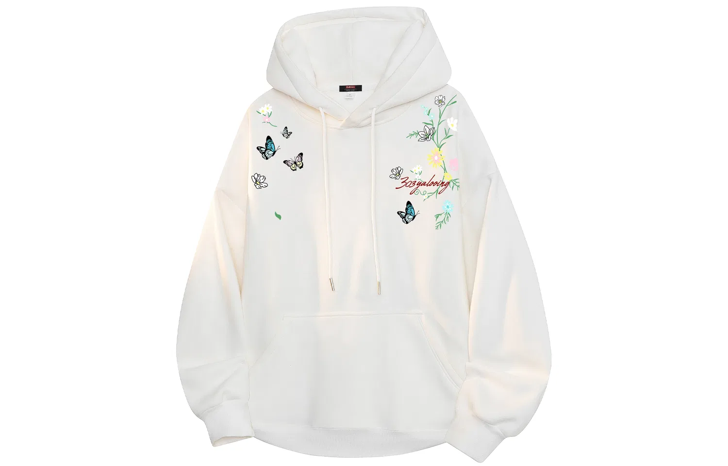 Детское худи с капюшоном, свободного кроя, Unisex Hooded Moderate Regular, YALU