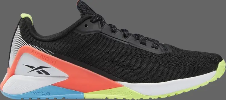 

Кроссовки wmns nano x1 'black orange flare' Reebok, черный