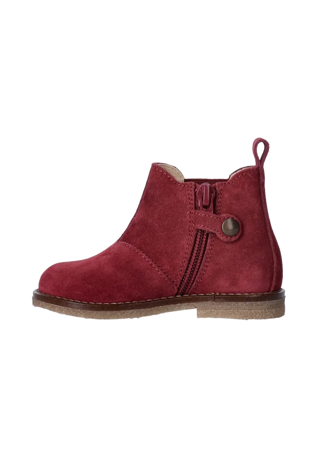 Stivaletti da bambina con fiorellini ricamati - детская обувь Walkey, Rosso