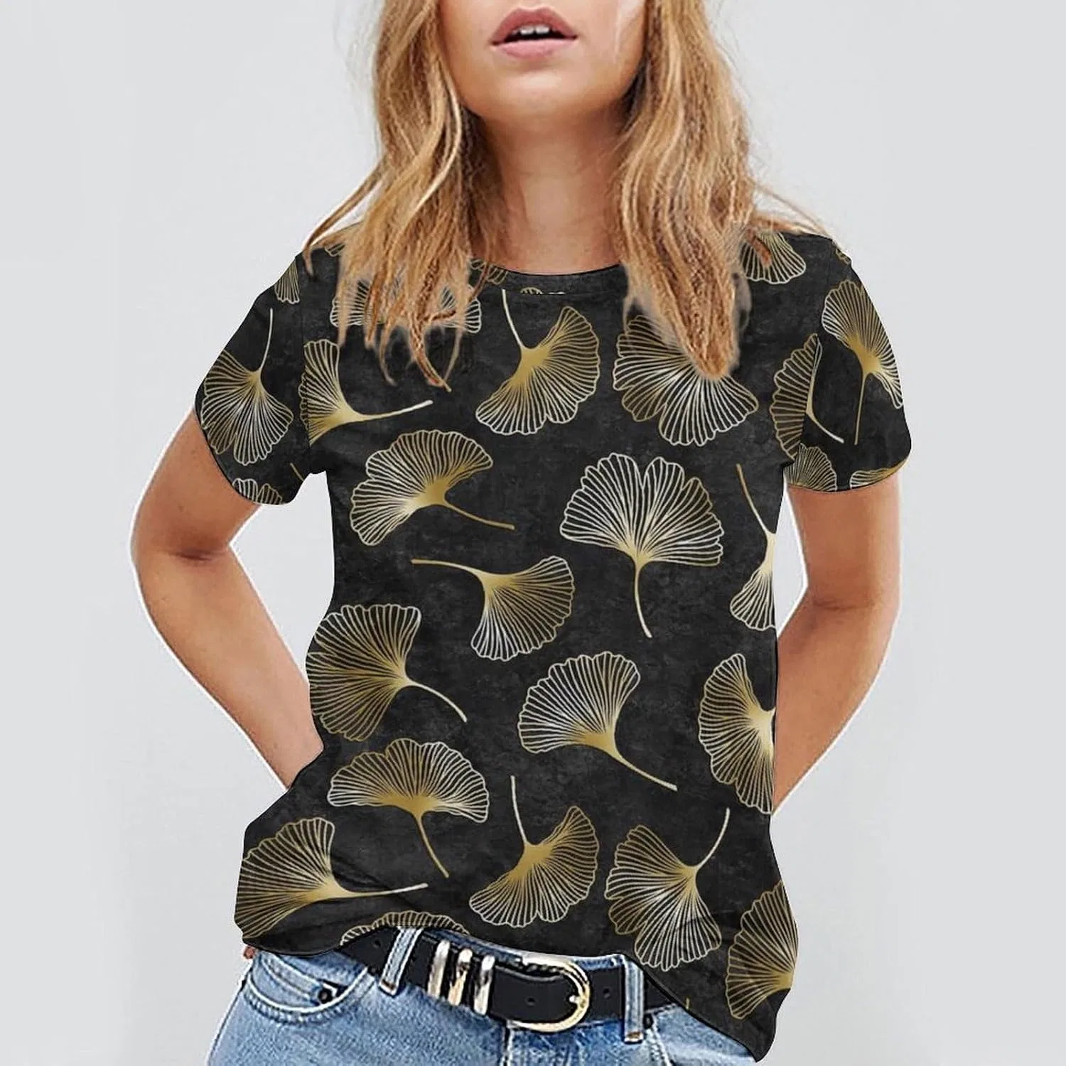 Женская футболка с принтом, Unisex Summer — фото 3