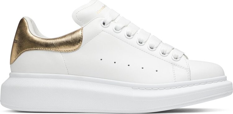 

Кроссовки Alexander McQueen Wmns Oversized Sneaker White Light Gold, белый