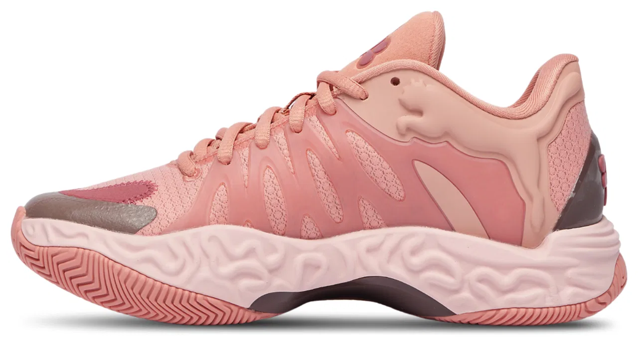 Кроссовки для мальчиков Hali 1 PUMA, цвет Poppy Pink/Rose Dust — фото 2