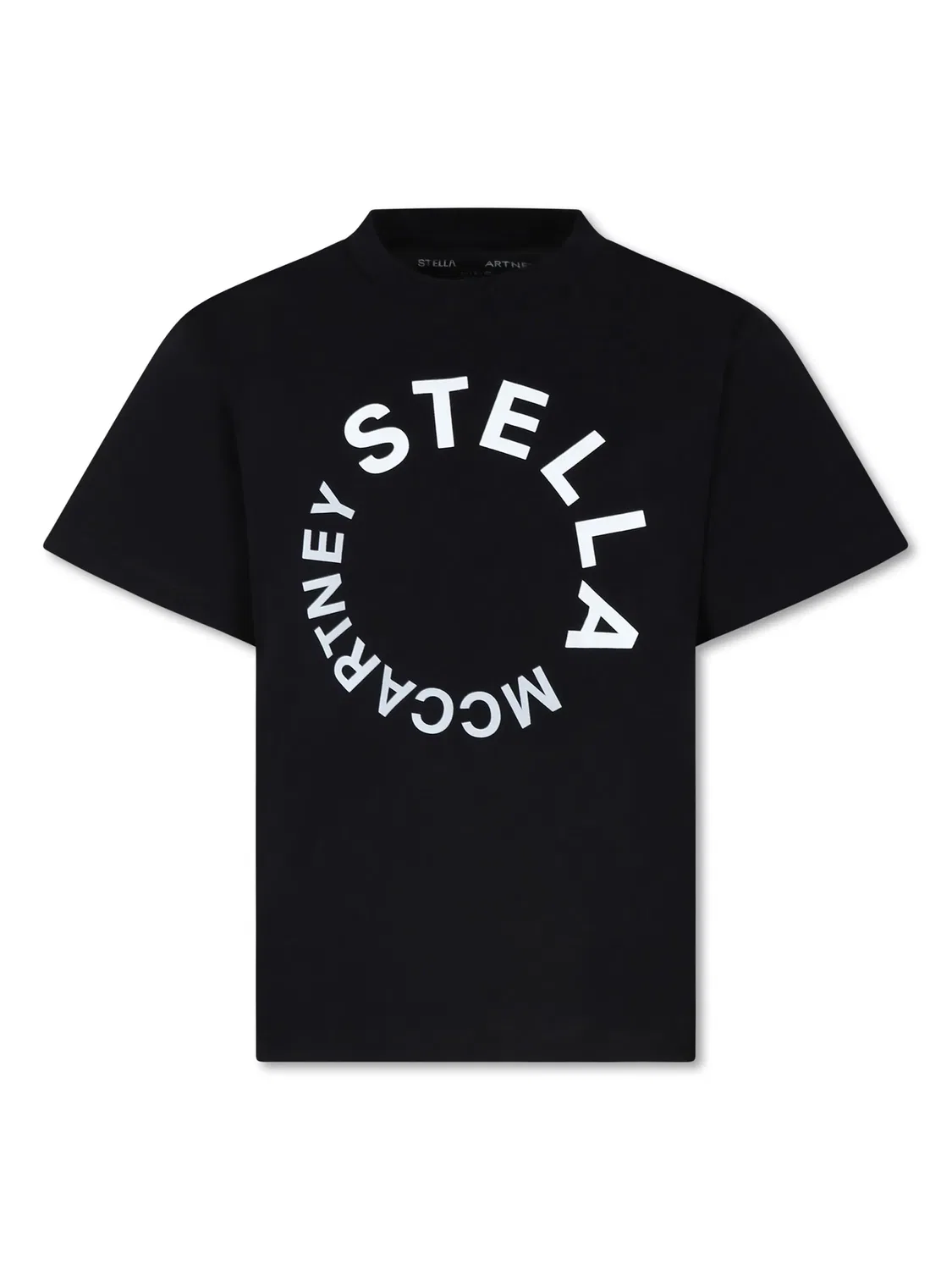 Футболка из органического хлопка с логотипом Stella McCartney, черный