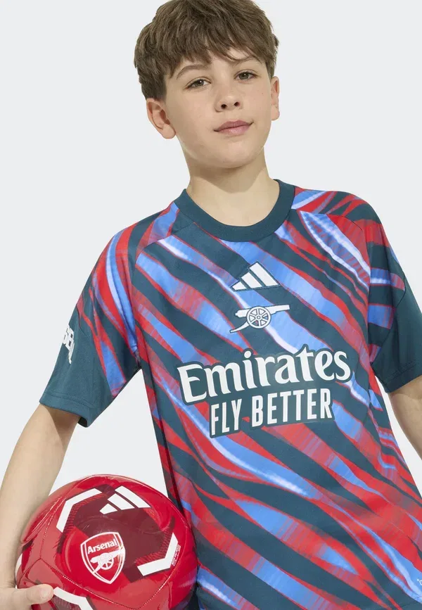 Футболка с принтом Adidas Performance, зеленый — фото 4