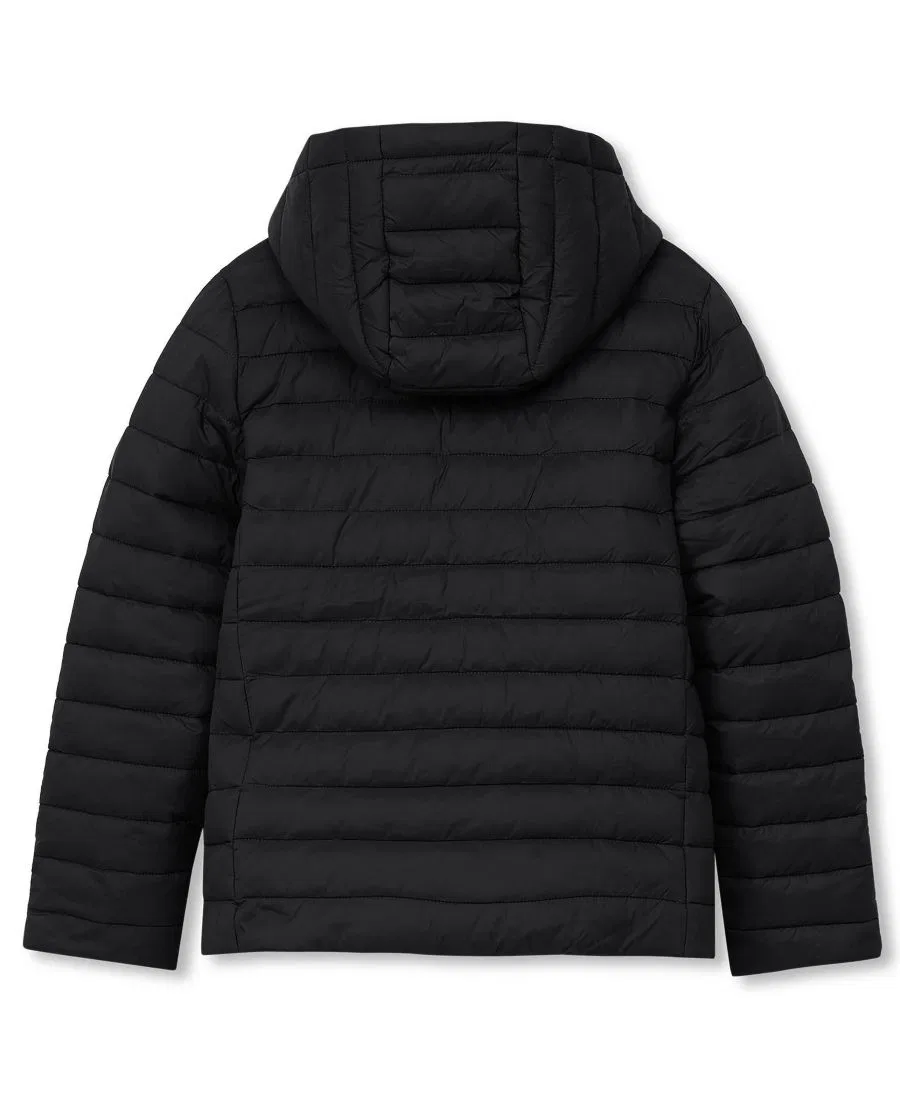 Детская куртка с капюшоном и утеплителем FeatherFree Husky Lands' End, Black — фото 2